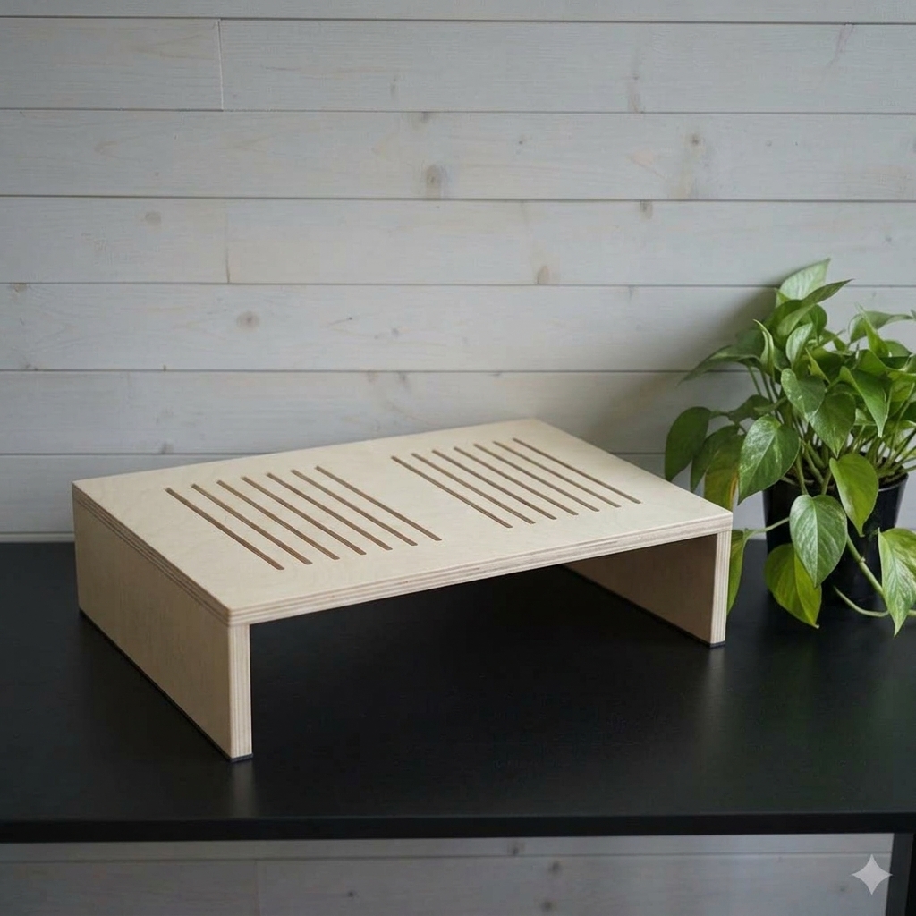 Custom Turntable riser with top vents